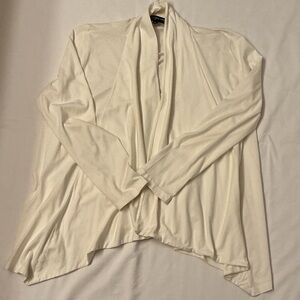 Jones New York Cream Open Front jacket